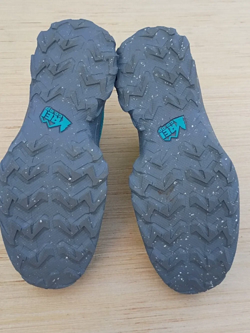 REI Co-op Kids Trailmade HydroWall Waterproof Hiking Boots Teal Blue Youth Sz 4Y